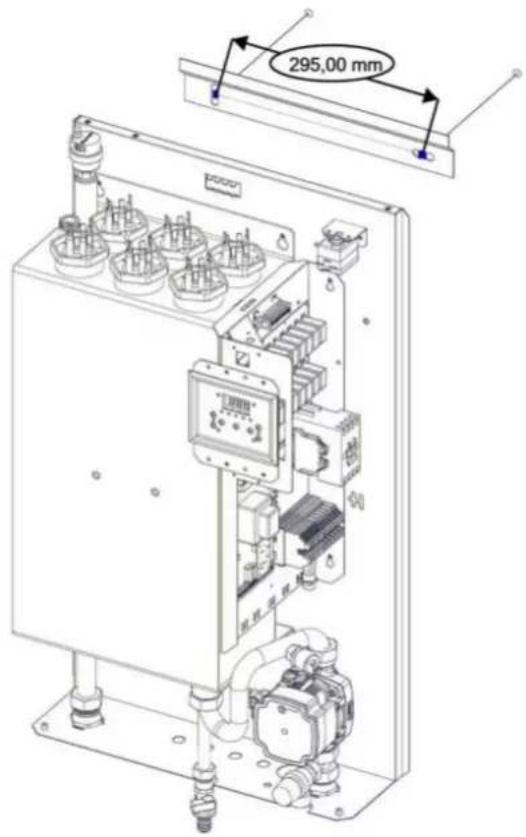 Thermona THERM EL 30 - WALL-MOUNTING OF THE BOILER - 1