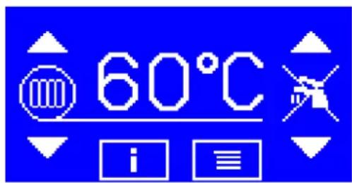 Thermona THERM EL 30 - SETTING THE REQUIRED VALUE OF THE TEMPERATURE OF THE HEATING WATER - 2