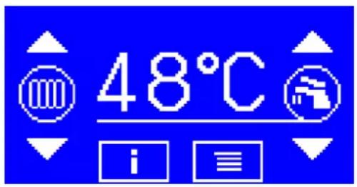 Thermona THERM EL 30 - SETTING THE REQUIRED VALUE OF THE TEMPERATURE OF THE HEATING WATER - 4