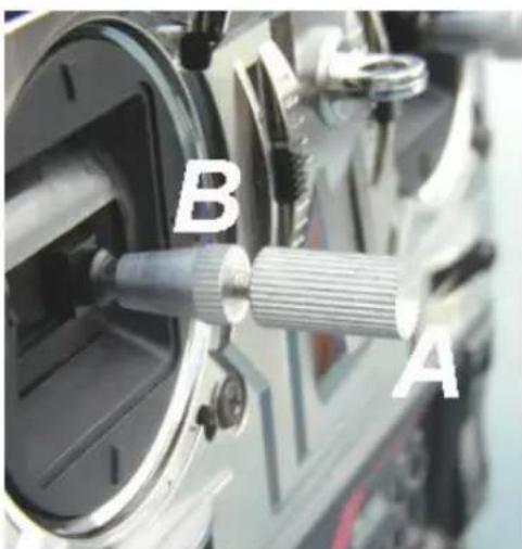 Airtronics VG600 - CONTROL STICK LENGTH AND TENSION ADJUSTMENT: - 1