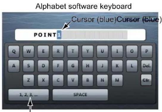 FURUNO TZT14 - (How to use the software keyboard) - 1