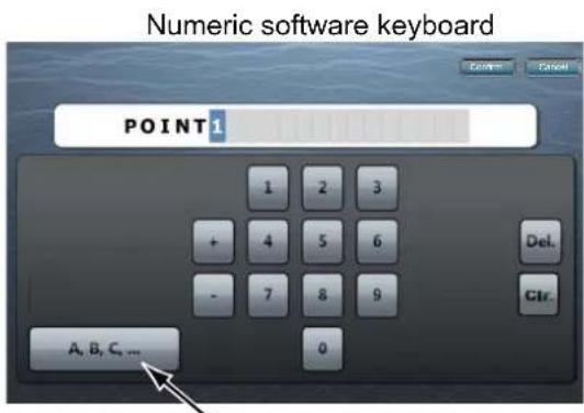FURUNO TZT14 - (How to use the software keyboard) - 2