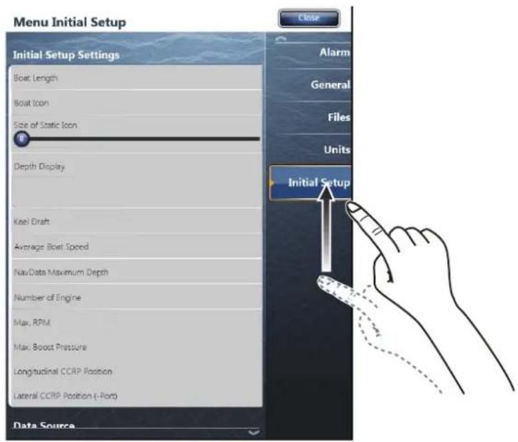 FURUNO TZT14 - Menu Initial Setup - 1