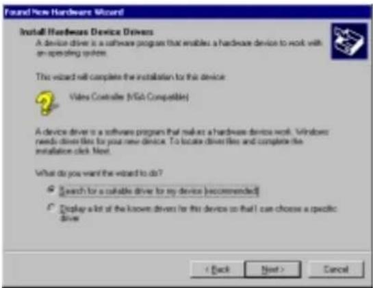 Found New Hardware Wizard: Install Hardware Device Drivers. A device driver is a software program that enables a hardware device to work with an operating system. This wizard will complete the installation for this device. Video Controls (VISA Compatible). A device driver is a software program that…