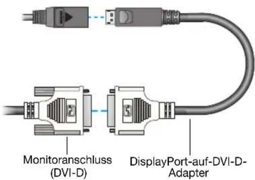 MATROX M9148 LP PCIe x16 - Anschließen des Primärmonitors - 2
