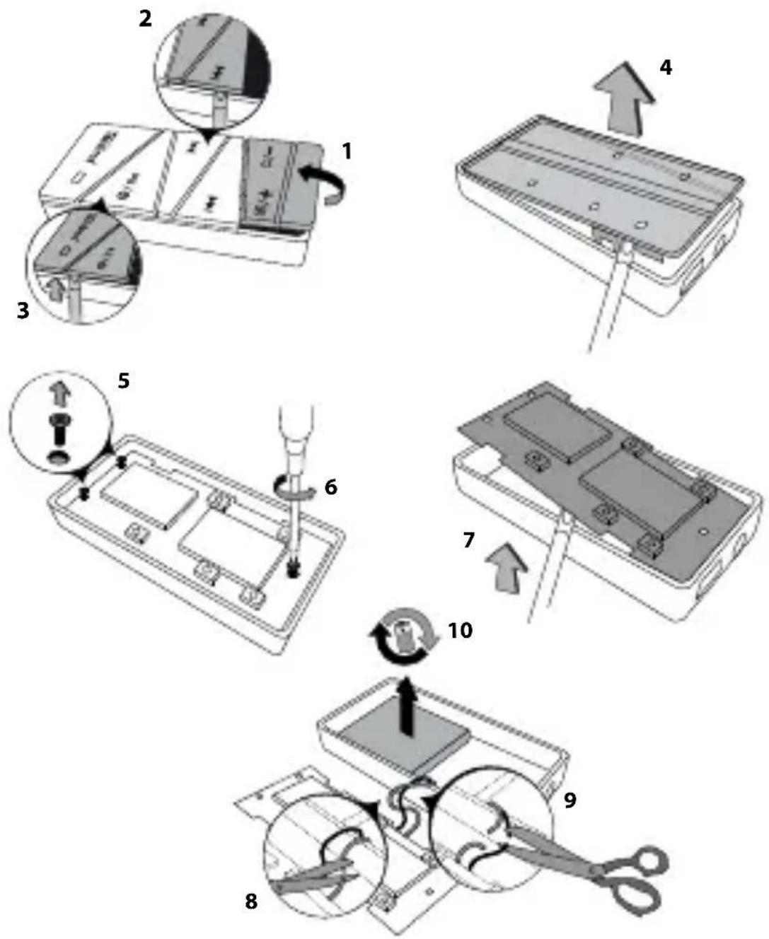TrekStor I.Beat run - Instructions for removing the built in battery for safe disposal - 2