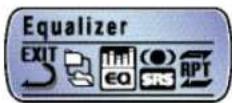 TrekStor I.Beat cube - ▶ EQ settings (WOW SRS is not activated) - 1