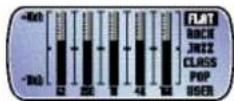 TrekStor I.Beat cube - ▶ EQ settings (WOW SRS is not activated) - 3