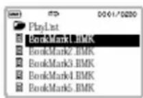 TrekStor I.Beat 500 - Playback the Stored BMK Files - 2