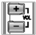 TrekStor I.Beat 500 - Use the Volume buttons to adjust the volume level. - 1