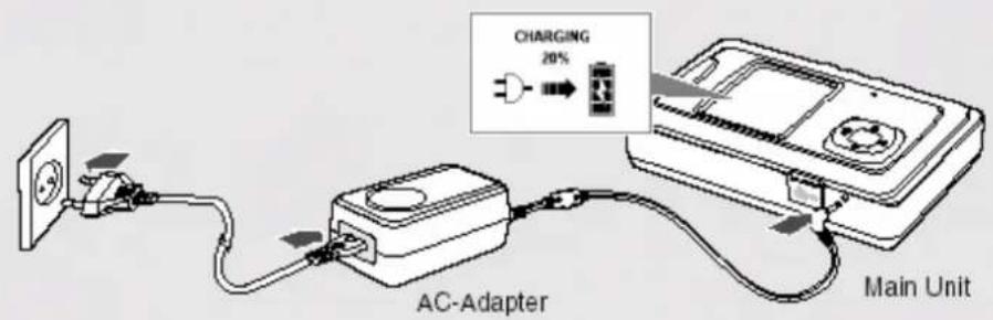 TrekStor I.Beat 500 - Charging the Battery - 2