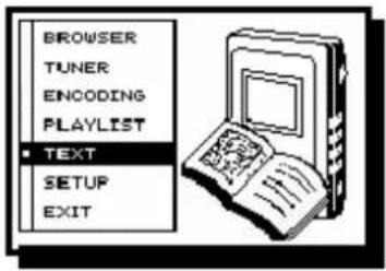 TrekStor I.Beat 500 - Using Text Mode - 1
