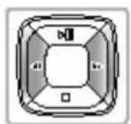 TrekStor I.Beat 500 - Navigate the menus with the Forward, - 1