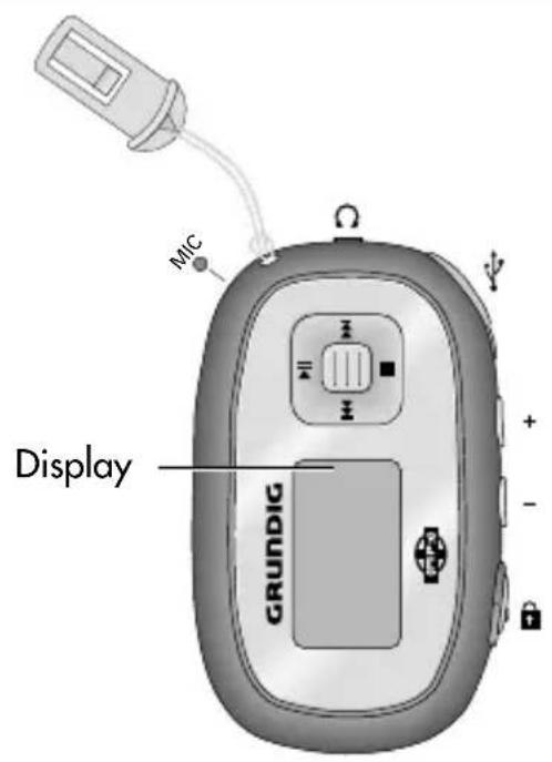 MIC Display GRUNDIG + - -
