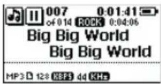 007 0:01:41 of 0.14 ROCK 0:04:06 Big Big World Big Big World MP3 D 128 KBPS 44 KH