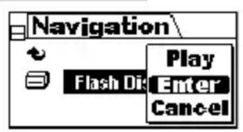 Navigation Flash Di Play Enter Cancel