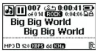 007 0:00:41 of 0.14 ROCK 0:04:06 Big Big World Big Big World MP3 128 Kbps 44 KHz
