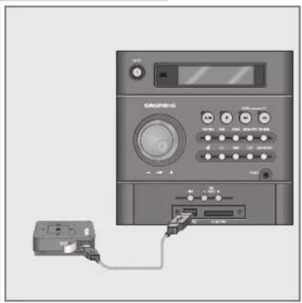 GRUNDIG MPaxx 980 - Akku aufladen - 1