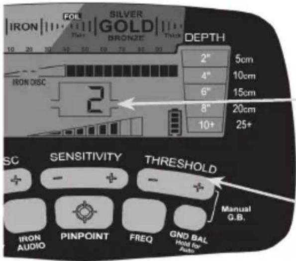 GARRETT AT Gold - THRESHOLD-SCHWELLTON EINSTELLUNG - 1