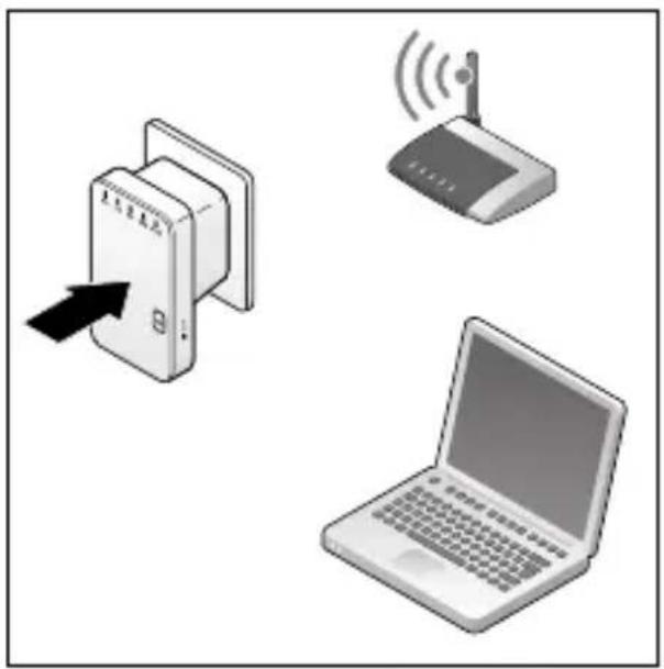 Tchibo WLR-310 - WLAN-Extender drahtlos (WLAN) einrichten - 2