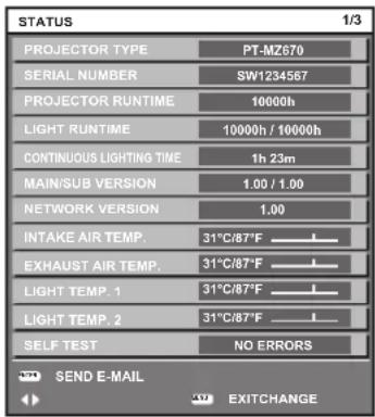 PANASONIC PT-MZ670EJ - 1) Press the  button. - 1