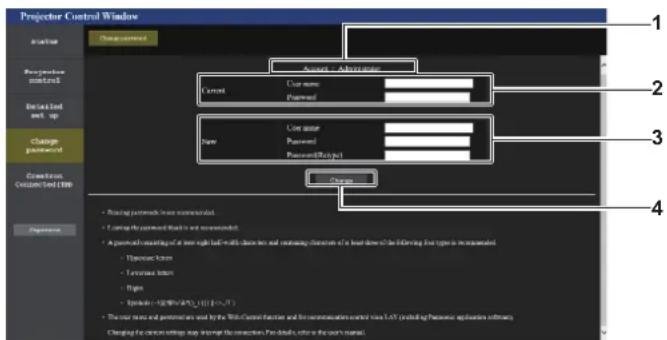 PANASONIC PT-MZ670LEJ - [Administrator] account - 1