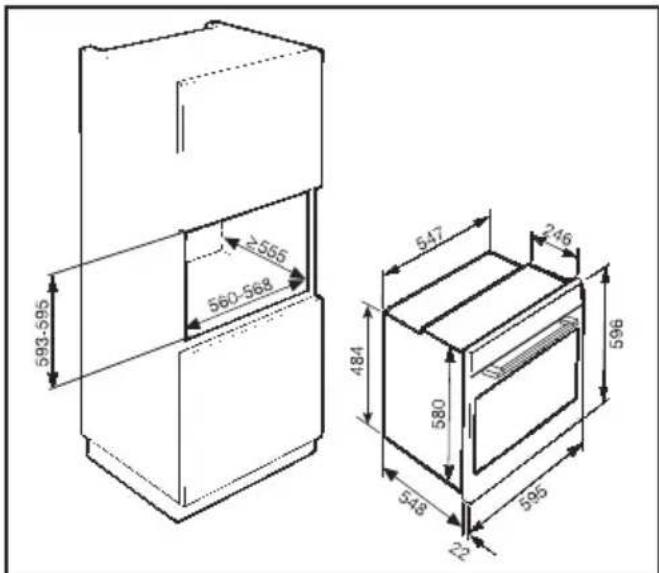 Imperial H 5.61-4 - Backofen einbauen - 1