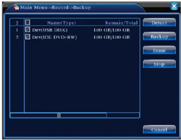 Flamingo FA420DVR - Video-Backup - 1