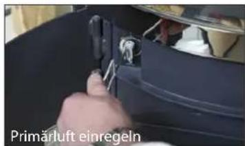 Hark Avenso ECOplus - Die Kohle ist kompl. durchgezündet, keine offene Flammenbildung mehr sichtbar - 2