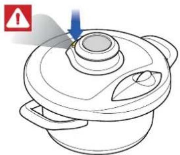 AMC Secuquick Softline - Der beim Abdampfen ausströmende Dampf ist heiß, Verbrühungsgefahr. - 1