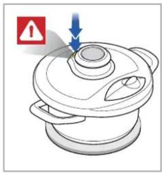 AMC Secuquick Softline - Drucklos machen mit gelbem Abdampfknopf - 2