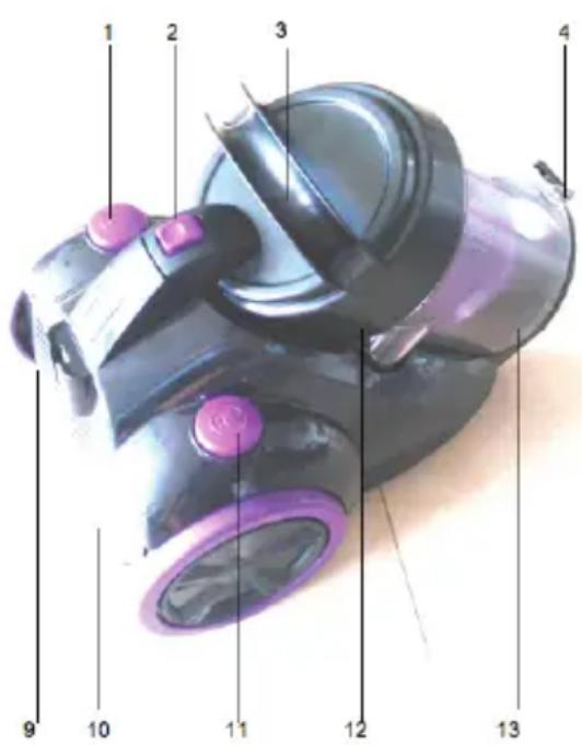KING Punto P 286 - MAIN PARTS - 1