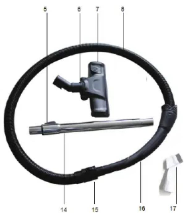 KING Punto P 286 - MAIN PARTS - 2