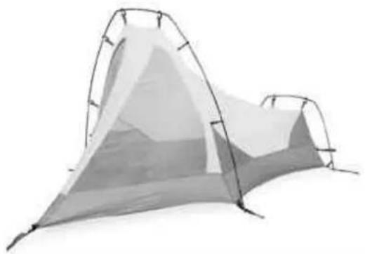 Sierra Designs Ultra Light Year - Stake Out the Tent Floor - 2