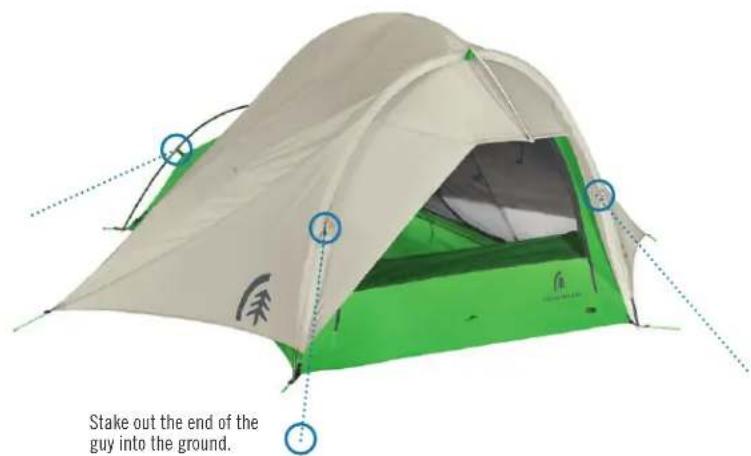 Sierra Designs Nightwatch 2 - NIGHTWATCH 2 (STANDARD & FL MODELS) USING YOUR TENT - 4