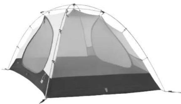 Sierra Designs Electron - Erect the Tent - 1