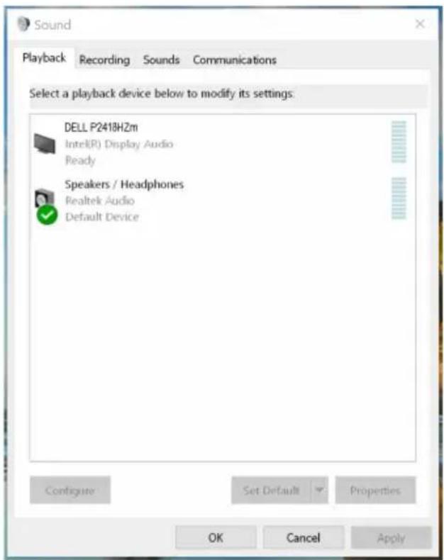 DELL Professional P2418HZ - Monitorlautsprecher als Standardeinstellung festlegen - 4