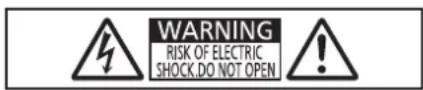 PANASONIC PT-JX200FBE - WARNING: - 1