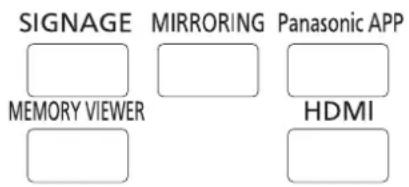 PANASONIC PT-JX200FBE - Selecting the input - 1