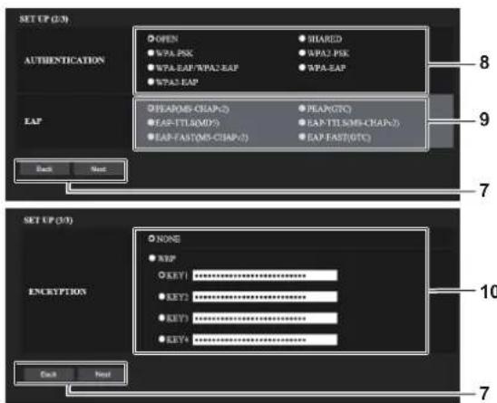 PANASONIC PT-JX200FBE - Connecting with wireless LAN (USER) - 2