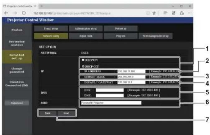 PANASONIC PT-JX200FBE - Connecting with wireless LAN (USER) - 1