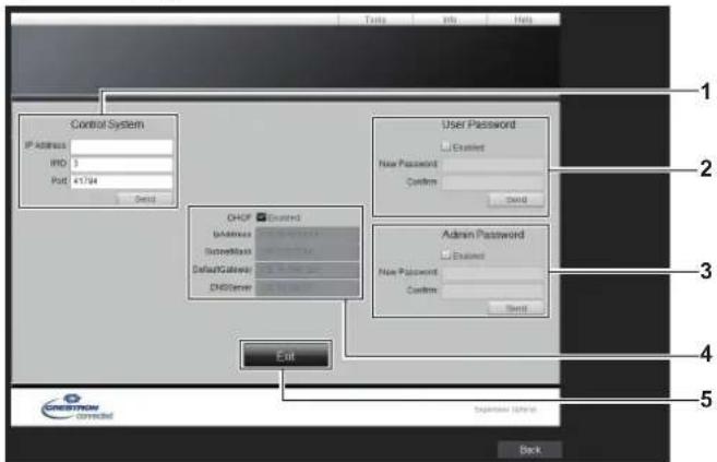 PANASONIC PT-JX200FBE - [Tools] page - 1