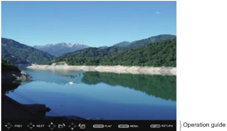 PANASONIC PT-JX200FBE - Playing back still images - 1