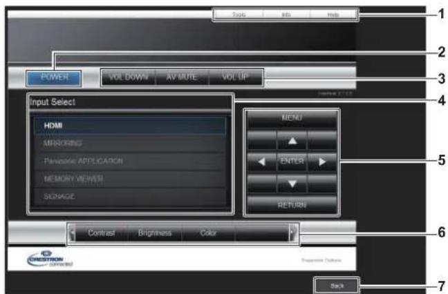 PANASONIC PT-JX200FBE - Operation page - 1