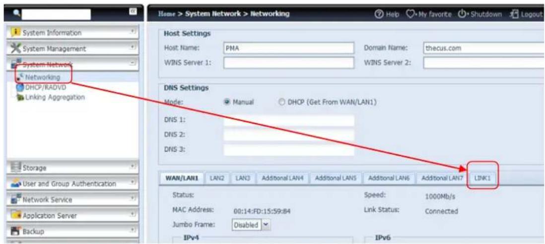 Thecus N16850 - Link Aggregation - 5