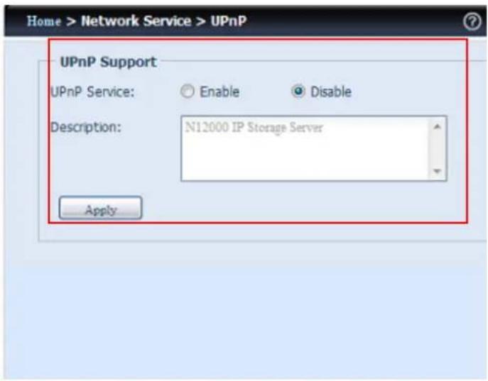 Thecus N16850 - UPnP - 2