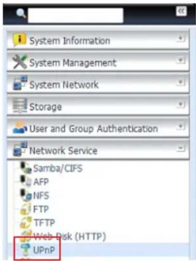 Thecus N16850 - UPnP - 1