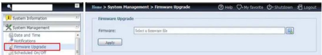 Thecus N16850 - Firmware-Aktualisierung - 1
