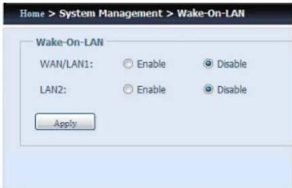 Thecus N16850 - Wake-Up On LAN (WOL) - 2