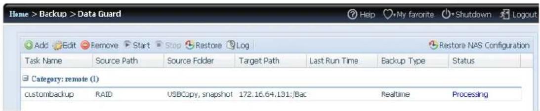 Thecus N16850 - Custom Backup (Angepasste Sicherung) - 4
